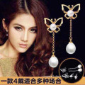 AAA 925 Silver Freshwater Pearl Earrings A lot of useful Long paragraph PE046